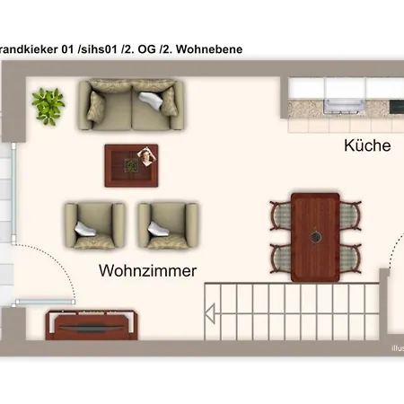 Hus Strandkieker Hus Strandkieker 01 Διαμέρισμα Schillig
